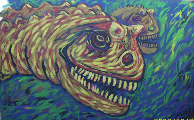 DINO 4 Oil Canvas Animals