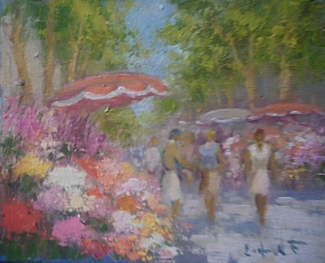 Ramblas Oil Canvas