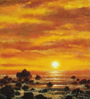 Los Latidos del Sol Oil Canvas