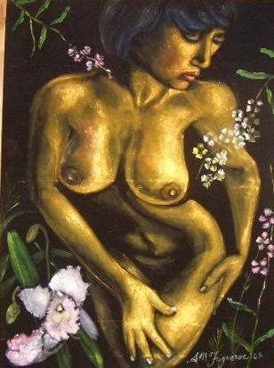 dama de noche Oil Textile Nude Paintings