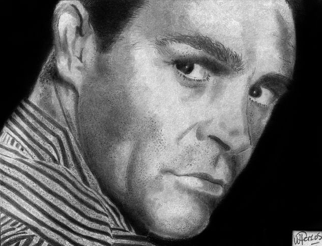 Sean Connery Charcoal