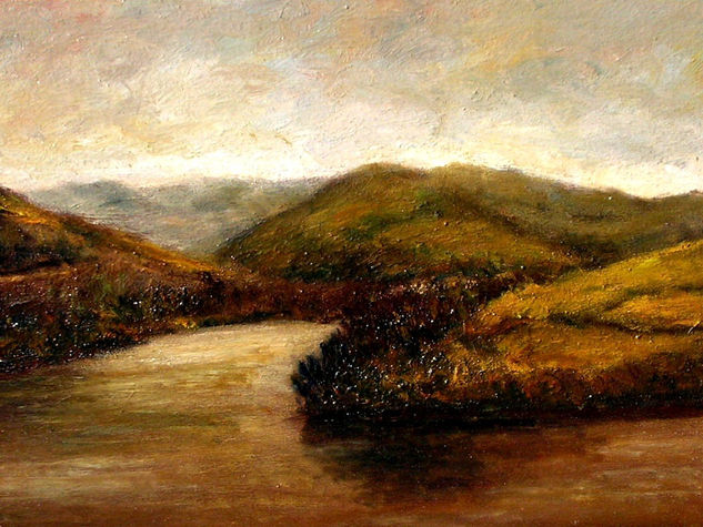 Cola del pantano de Arbón Oil Canvas Landscaping