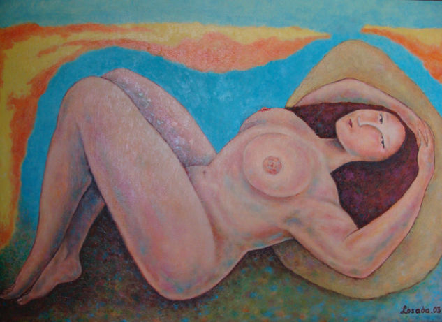 DESNUDO Óleo Lienzo Desnudos