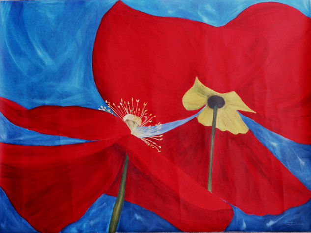 AMAPOLAS Acrylic Canvas