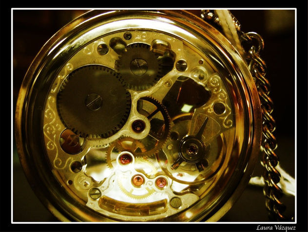 Reloj del tiempo pasado