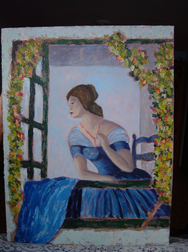 Mujer en ventana