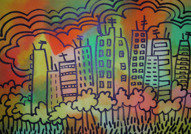 madrid Oil Canvas Landscaping