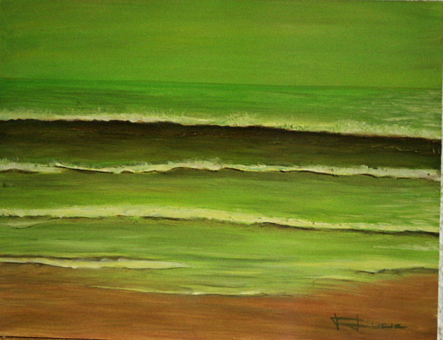 TARDE VERDE Oil Panel