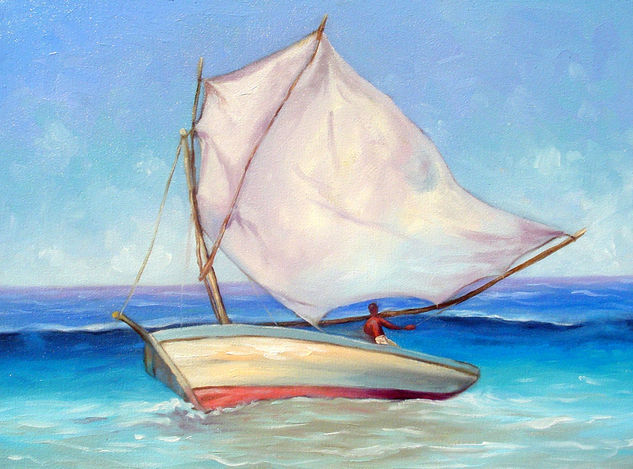 velero Oil Canvas Marine Painting