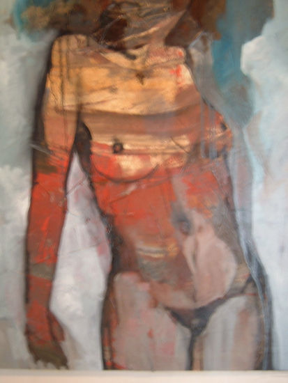 body Oil Textile Figure Painting