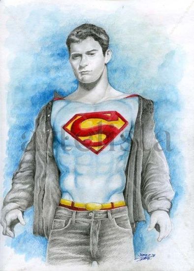 Superboy Mixed Media