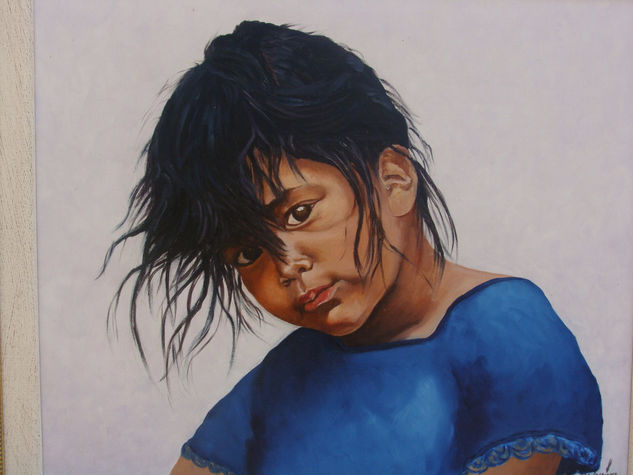 Inocencia Oil Canvas Portrait