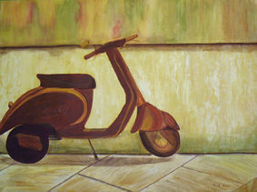 VESPA Acrylic Canvas