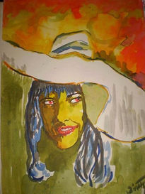 Mujer con sombrero