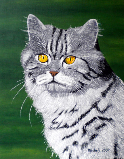 Und noch eine Katze Acrylic Canvas Animals