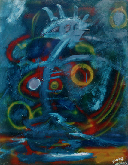 ANMASORU, no conoces la ternura y el llanto Oil Canvas