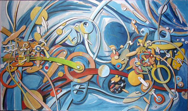 universo del guerrero romántico Oil Panel Others