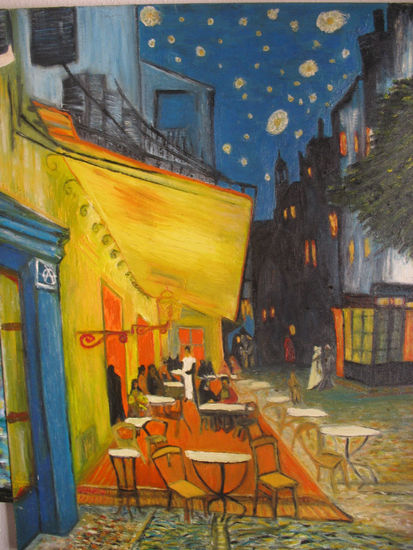 Café de Arles. Óleo Lienzo Otros