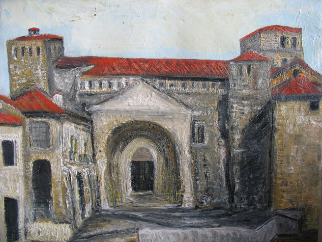 La Colegiata. Oil Canvas Others