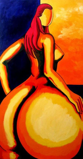 No.11 Acrylic Canvas Nude Paintings