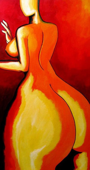 No.12 Acrylic Canvas Nude Paintings