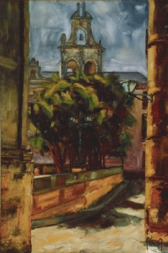 Paisaje de Ubeda Oil Canvas