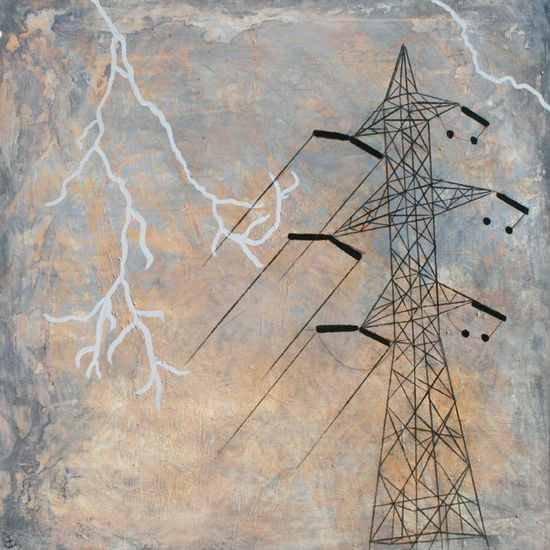 Torre eléctrica 3 Acrílico Lienzo Otros