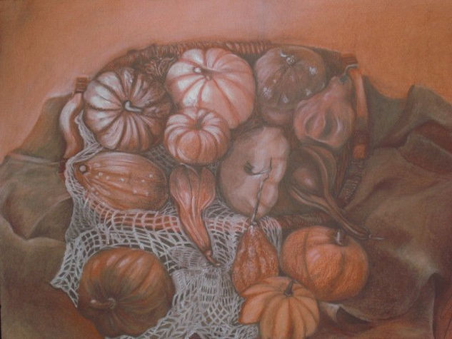 CALABAZAS Others Paper Still Life Paintings