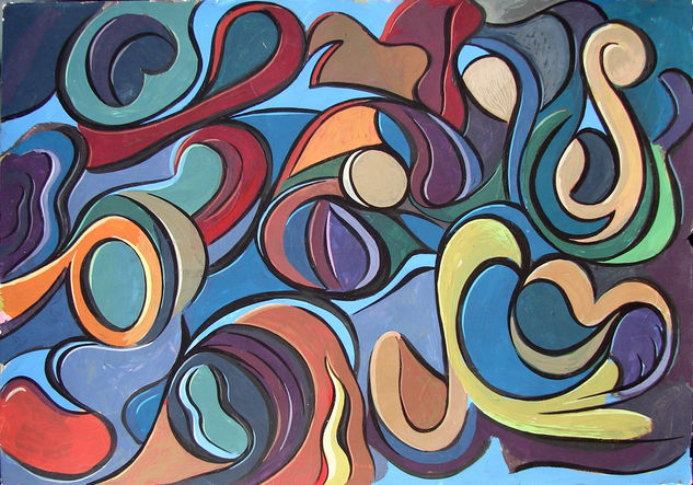 formas en evolución Gouache Tabla Otros