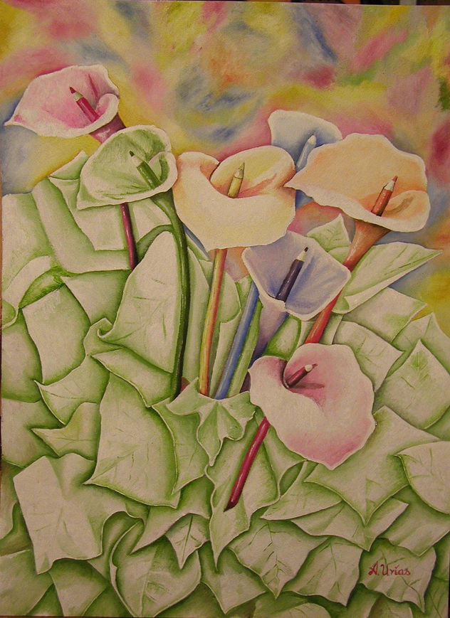 flores de colores