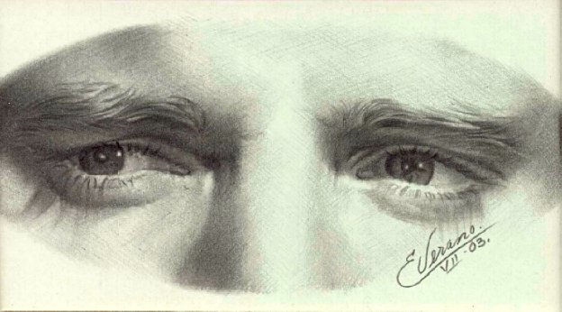 Ojos Burt Lancaster Grafito