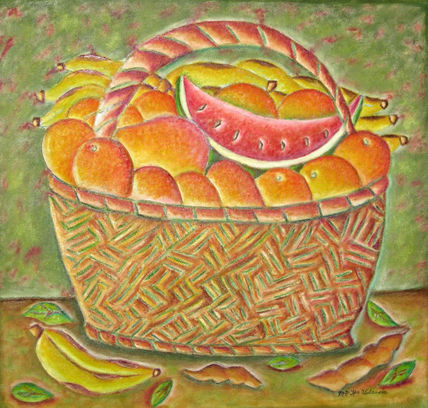Canasta con frutas