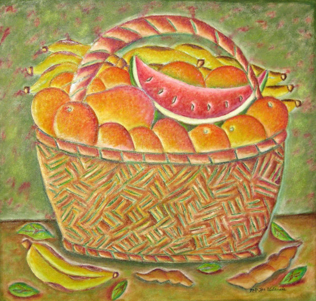 canasta con frutas