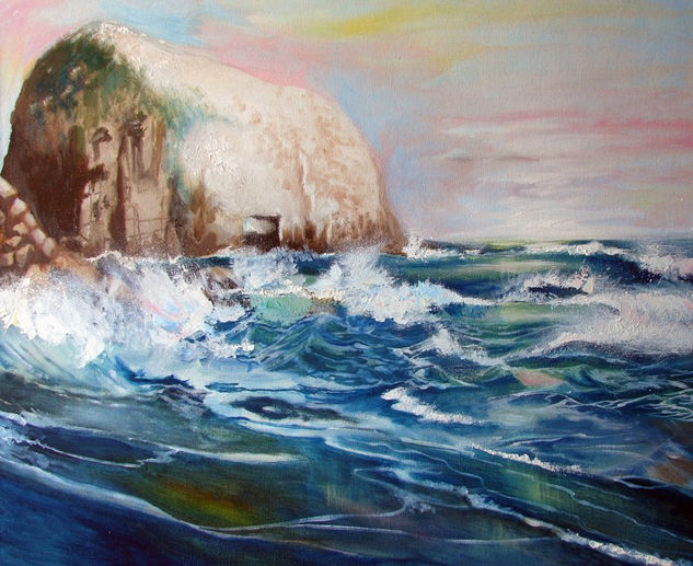 Piedra de la Iglesia Oil Others Marine Painting