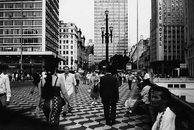 centro de sao paulo Fotoperiodismo y documental Blanco y Negro (Química)