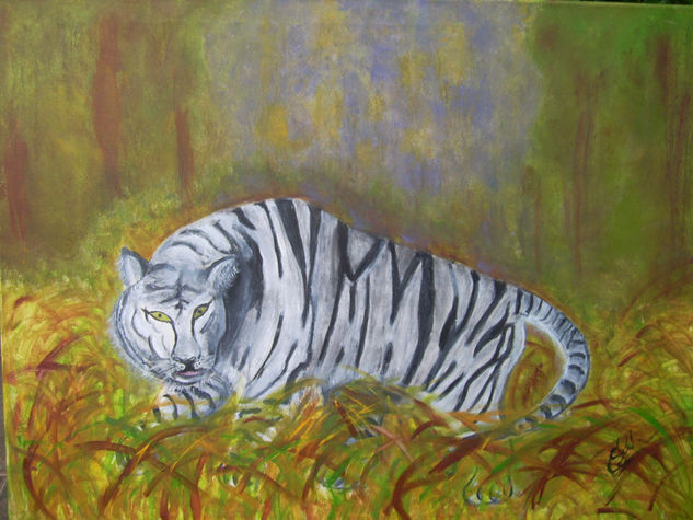 El Tigre Oil Canvas Animals