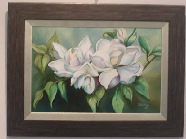 JAZMINES Oil Canvas Floral Painting