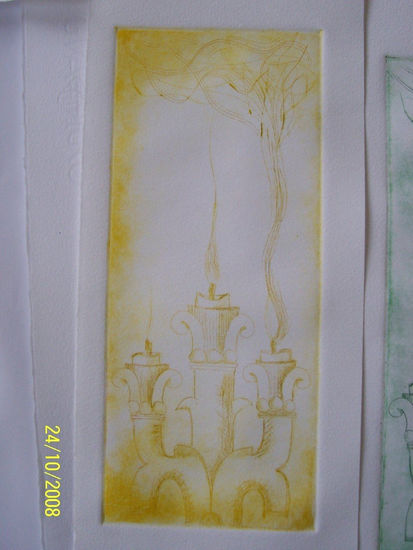 Velas Apagada Etching Process