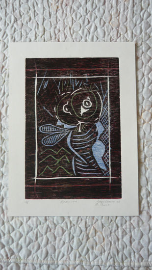 ABEJITA Woodcut