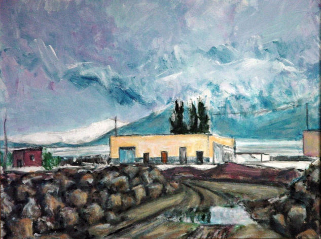 el mulacen Oil Canvas Landscaping