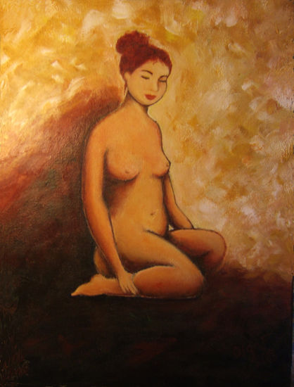 Mujer Acrylic Canvas Nude Paintings