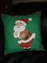 Funda de Cojin Solo Papa Noel