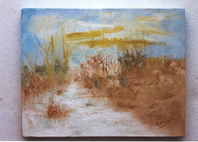 Camino a Santiago Oil Canvas Landscaping