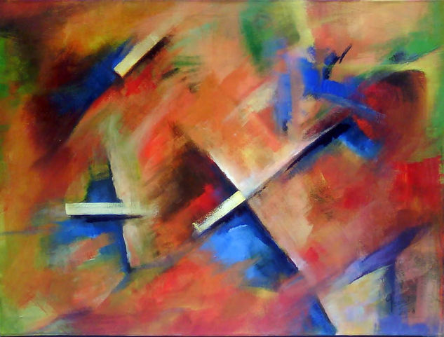 Punto y Línea II Acrylic Canvas Landscaping