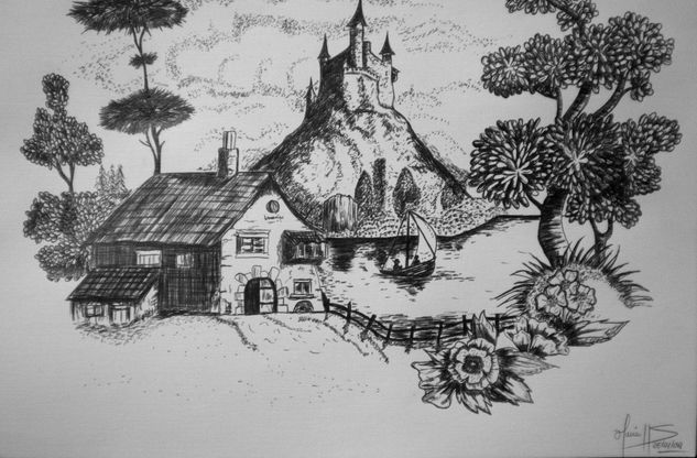 Paisaje de Plato Pencil