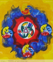 La bandera mandala