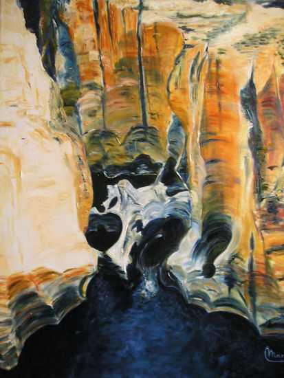 Blade Canyon (80 x 60) Oil Canvas Landscaping