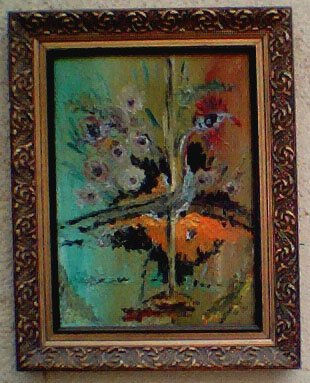 el niño pavo Oil Canvas Landscaping