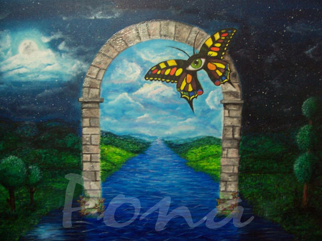 "Trascendencia" Acrylic Canvas Landscaping