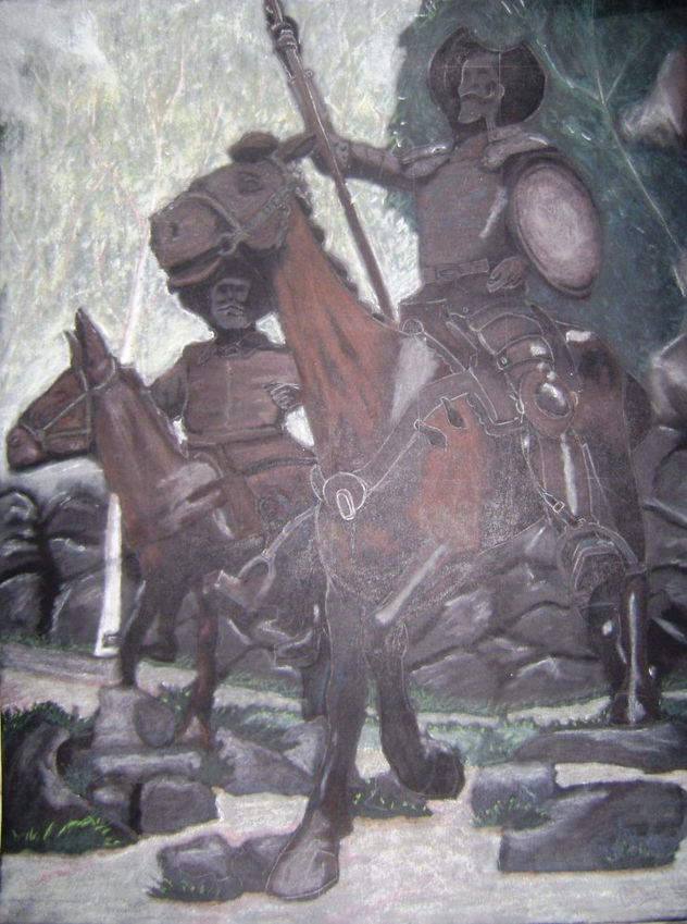 Don Quijote y su fiel amigo